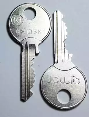 Replacement Ojmar Standard Locker Keys