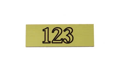 Helmsman Locker Rectangular Plate