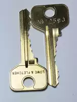 Replacement Lowe and Fletcher Coin Lock Keys